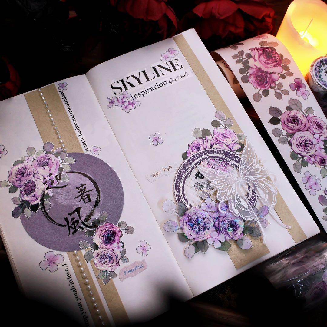 繁花文创《黛云裳》海外マスキングテープ　マステ 【2667】