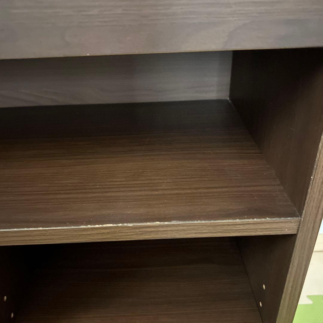 ランドセルラック　日本製　完成品　ウォルナット　本棚　キッズ　収納　充英アート