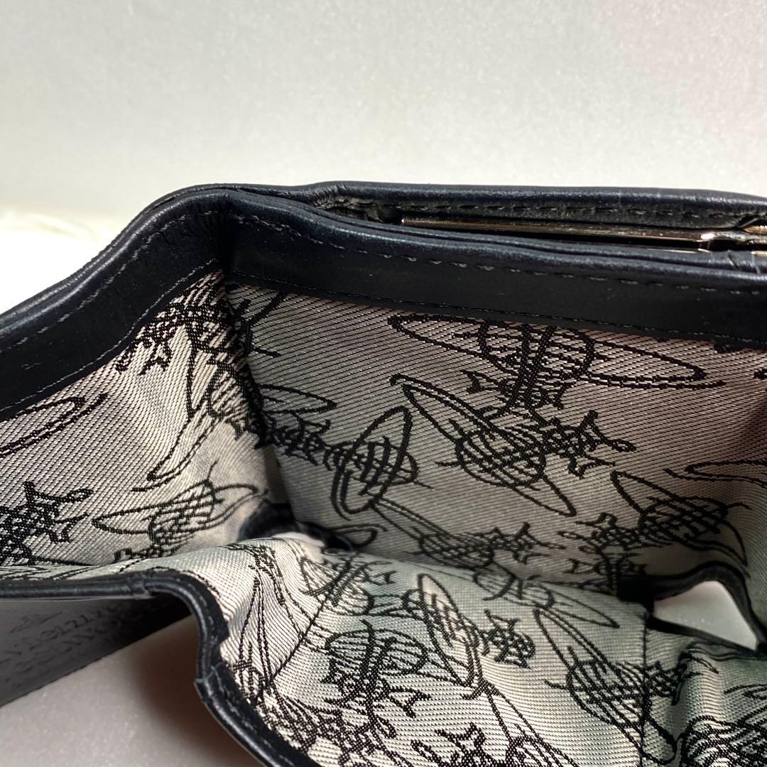 良品✨ヴィヴィアンウエストウッド 財布 オーブ レザー 金具 ロゴ エンボス