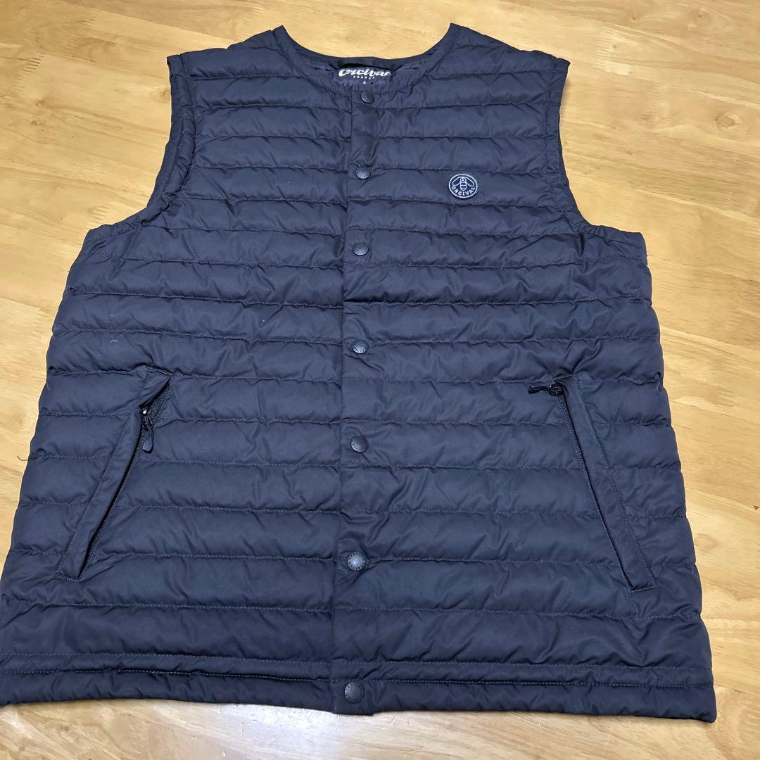 Orcival ブラック キルティングダウンベスト サイズ1