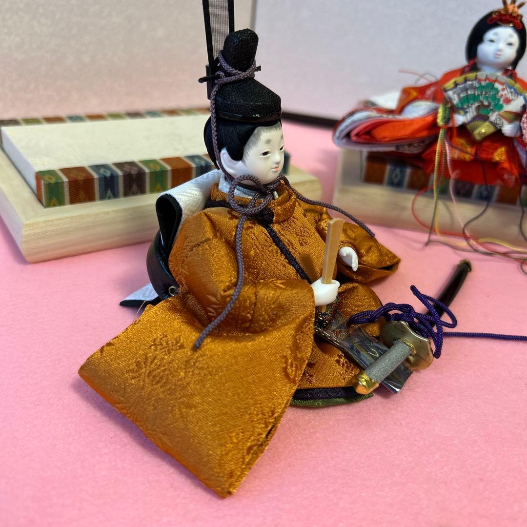 芥子雛　雛人形　お雛様　ミニ雛　衣装着　内裏雛　ふらここ　ひととえ　好きな方に