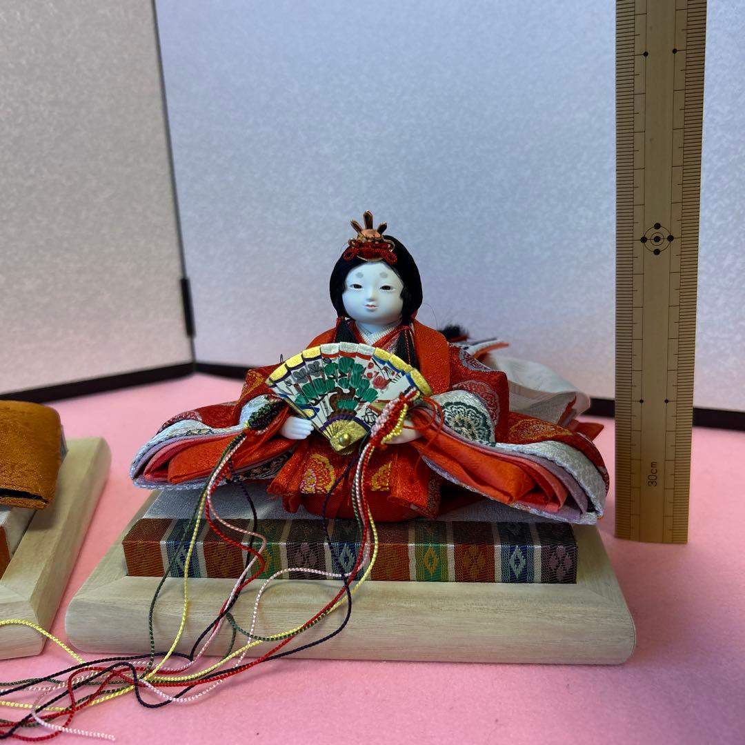 芥子雛　雛人形　お雛様　ミニ雛　衣装着　内裏雛　ふらここ　ひととえ　好きな方に
