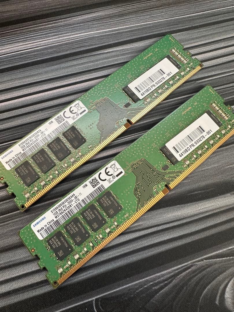 Samsung DDR4 16GB メモリ 2666MHz 2枚セット