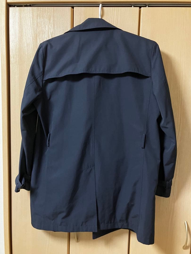 【試着のみ】ナノユニバース トレンチコート ネイビー メンズ　Ｌサイズ