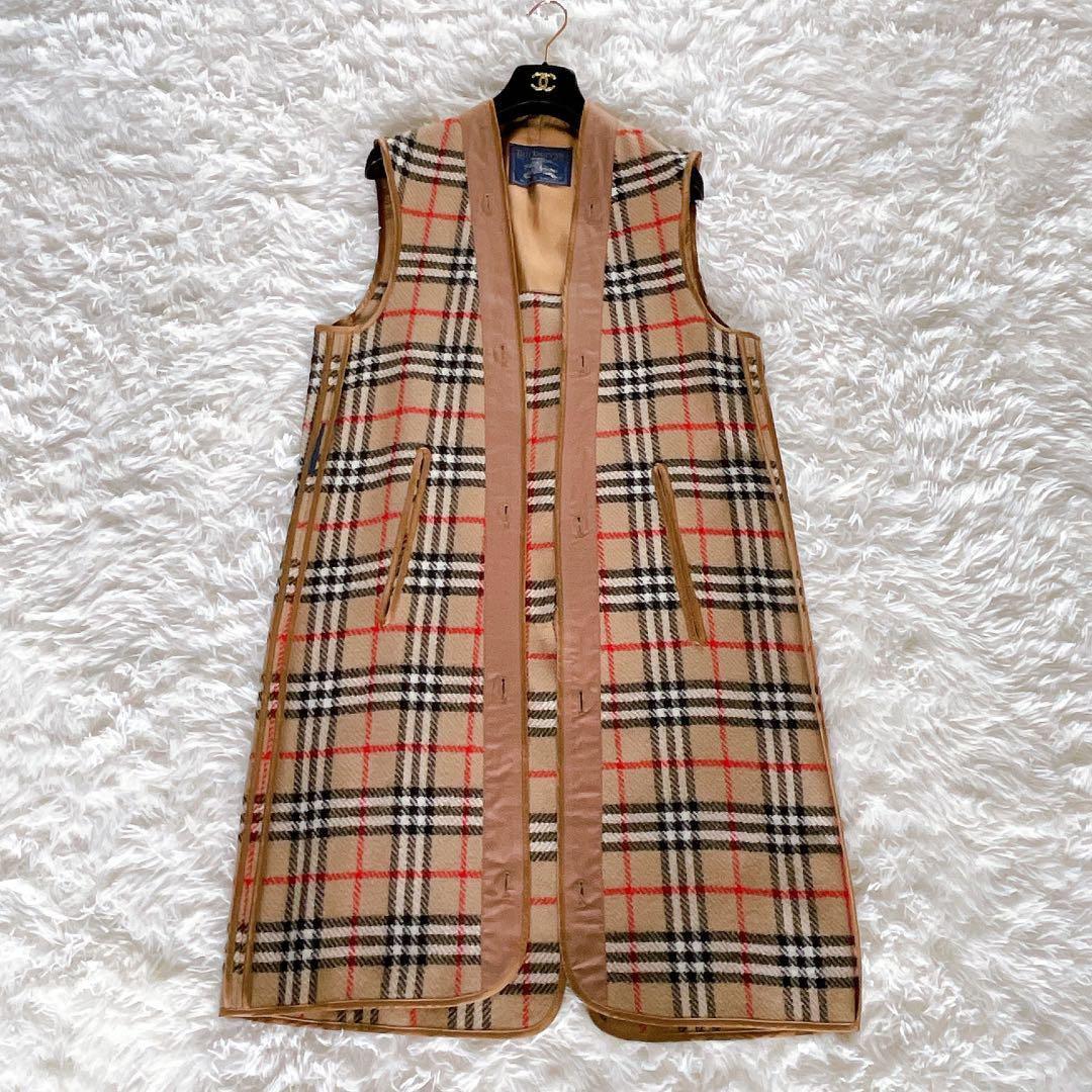 希少✨【バーバリーズ】ライナー付きロングトレンチコート ベージュ ノバチェック