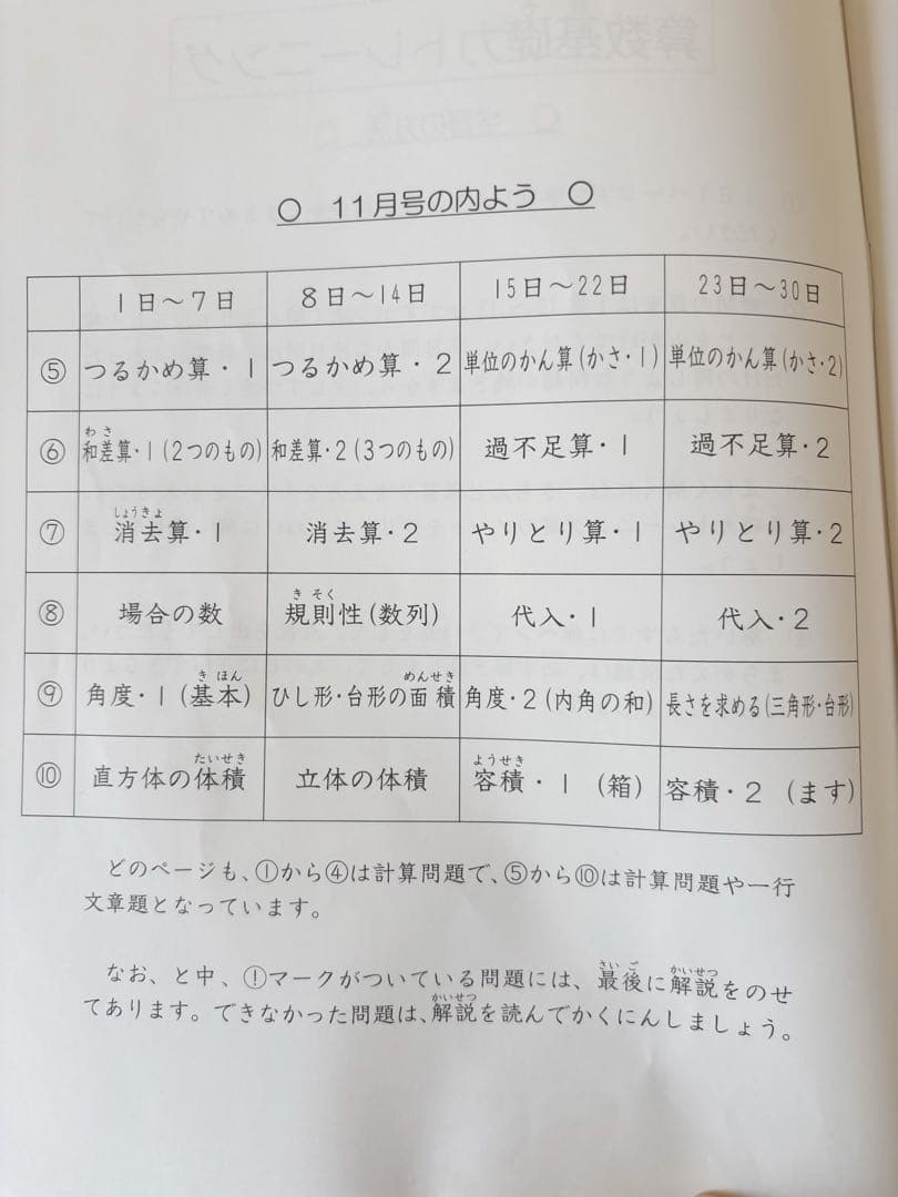 最新2025年4年生サピックス 算数，基礎トレーニング　一年分12冊全部