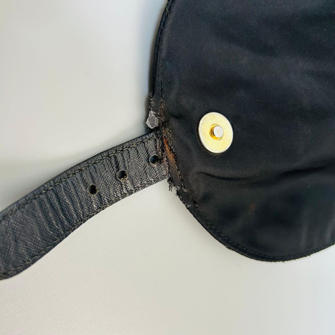 PRADA プラダ キルティング バックパックリュックブラック 三角ロゴ 黒色