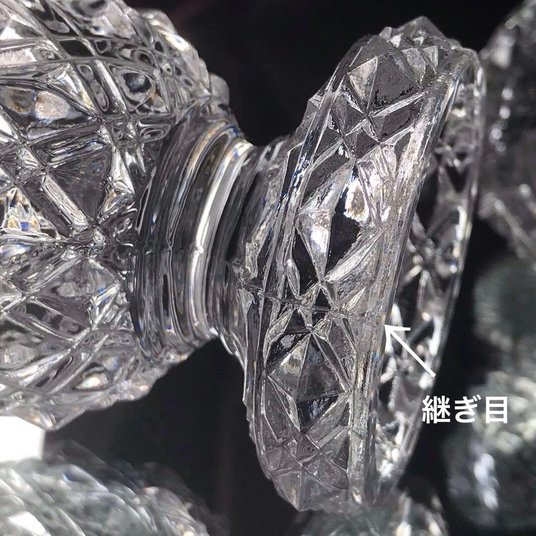 極稀少★美しいオールドサンルイSt.Louisクリスタルマスタード入れ100年前