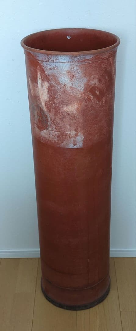 レトロ 生地収納昭和反物シャビー筒状古物モダアンティーク傘立ビンテージクラシック