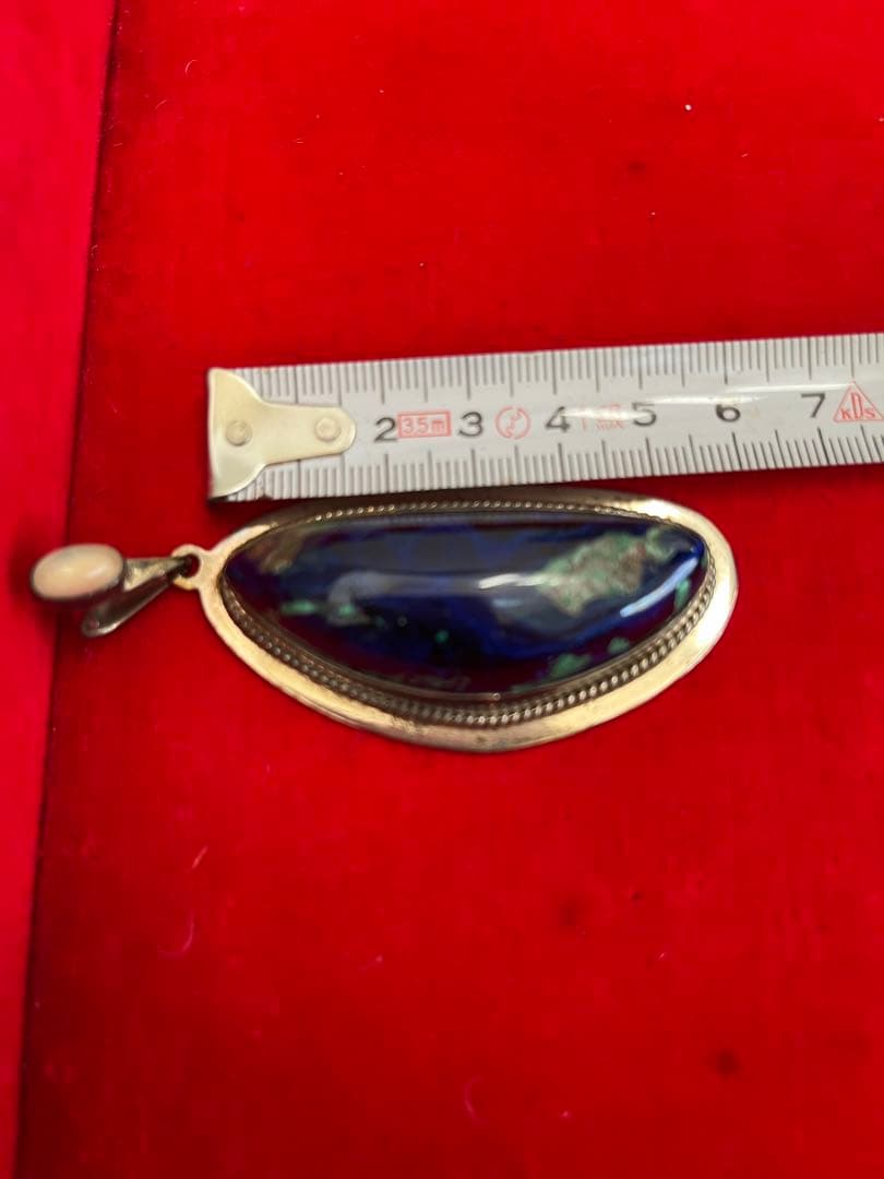 トルコ石　ラピスラズリ　ペンダントトップ　チャームヘッド