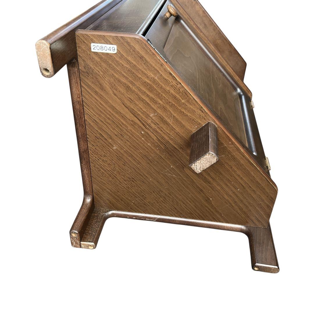 Karimoku カリモク 三角コーナータイプ 電話台 花台 収納棚 ビンテージ