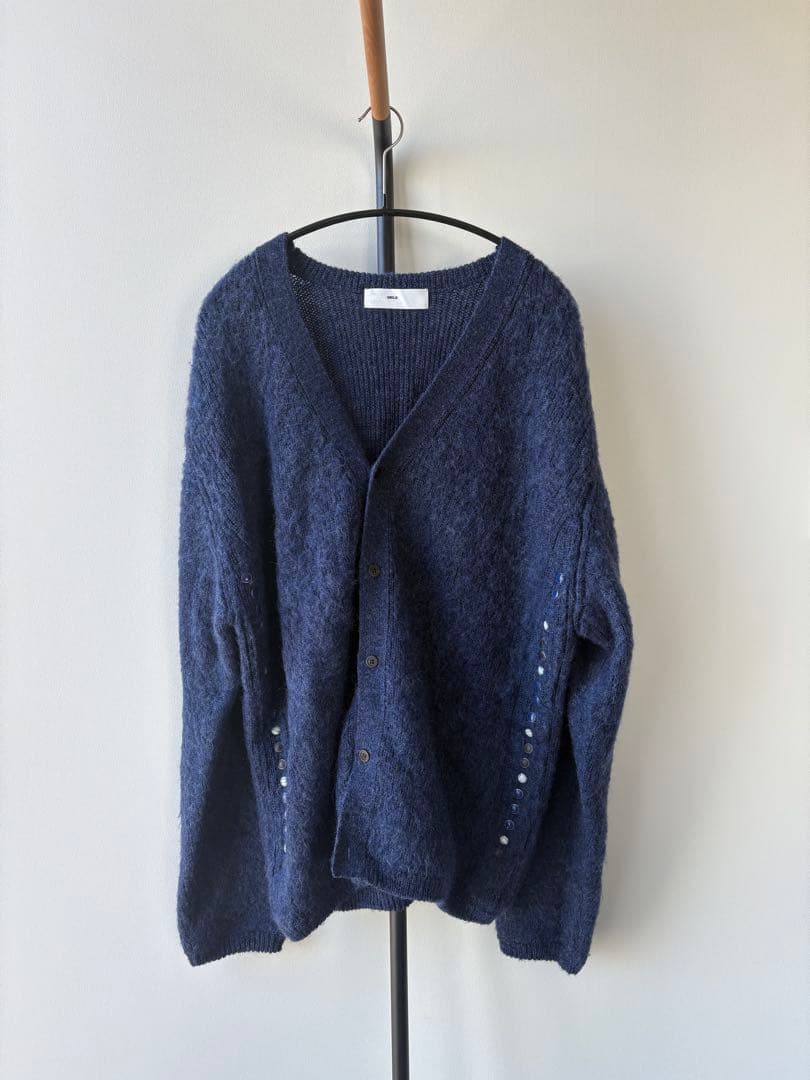 【名作】TOGA VIRILIS モヘアカーディガン 48 青 18AW 原宿店
