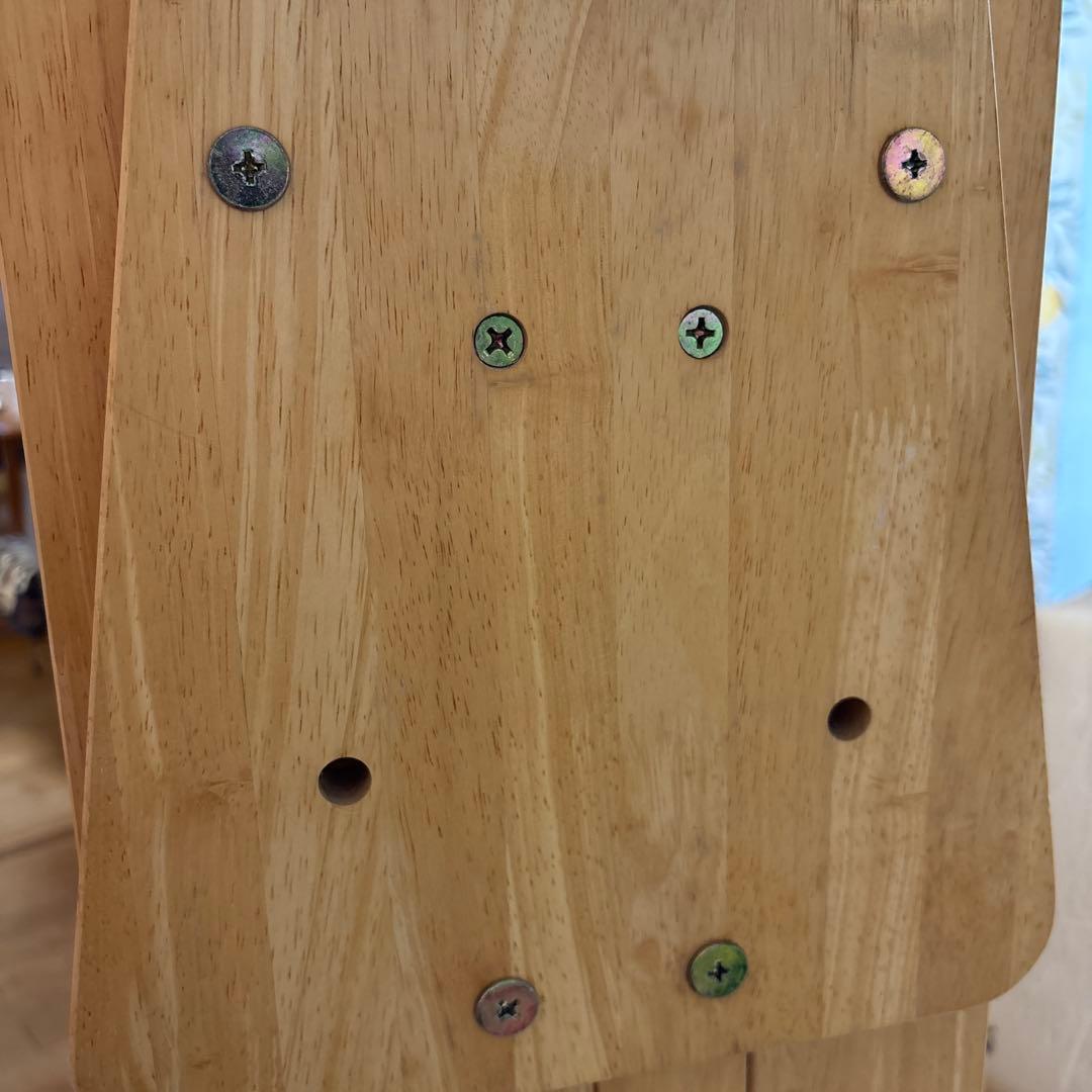 中居木工 日本製 折りたたみ すのこ　ひのき ダブルベッド　ローベッド