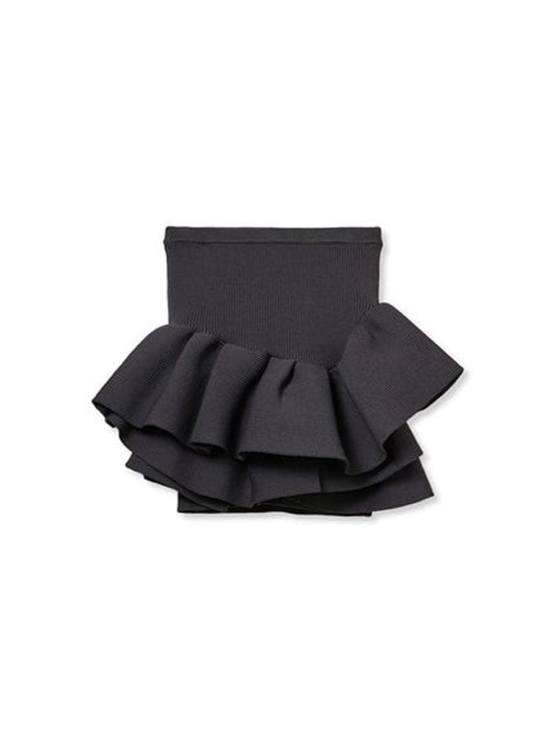 【新品】ラッフルニットベアトップ【styling】