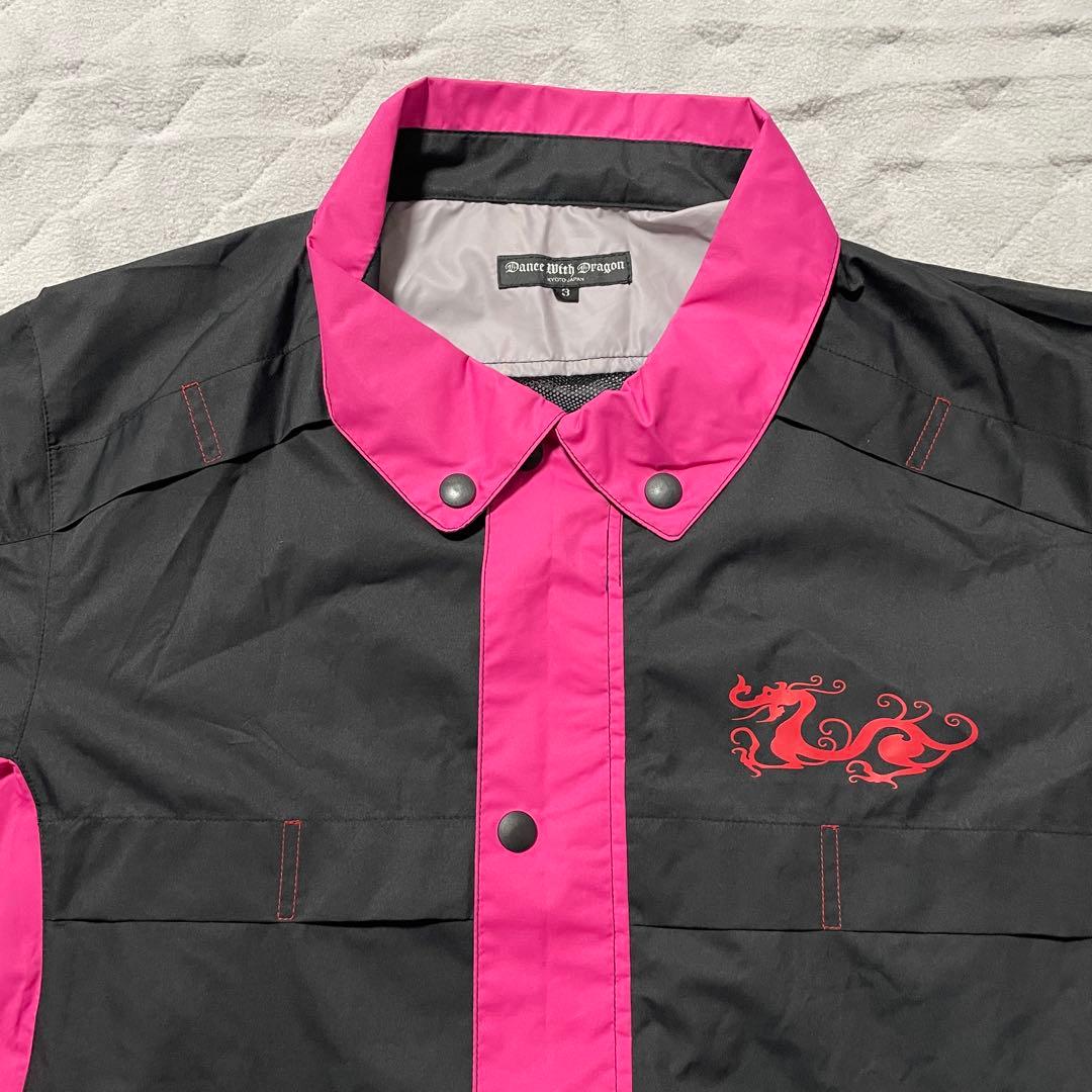 ●ダンスウィズドラゴン●レインウェア ナイロンジャケット ナイロンパンツ ゴルフ