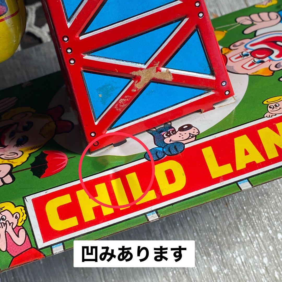 ゆめぷう＊希少 レア ブリキ 観覧車 アンティーク インテリア 昭和レトロ