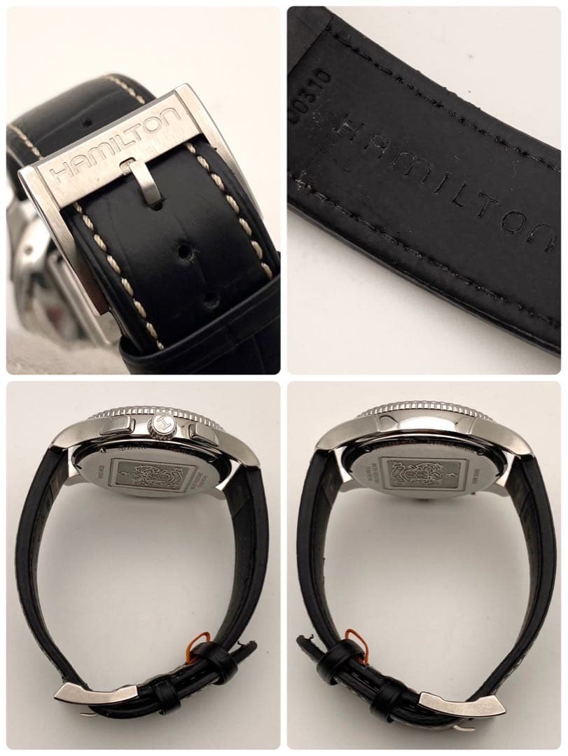 【稼働】Hamilton ジャズマスター クロノグラフ 腕時計 シービュー 美品