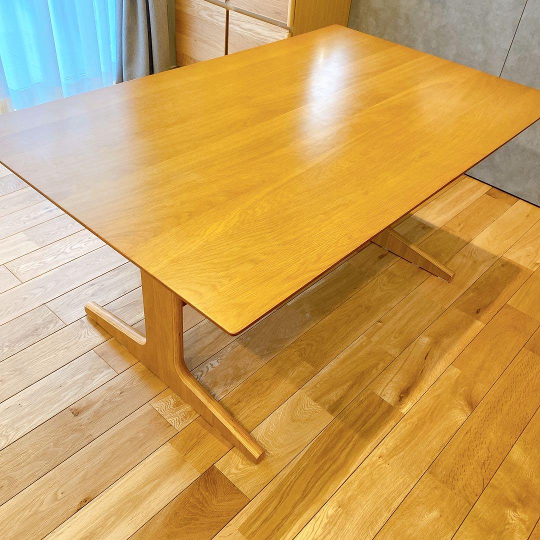 【三重県玉城町で引取】無印良品　リビングでもダイニングでもつかえるテーブル　４