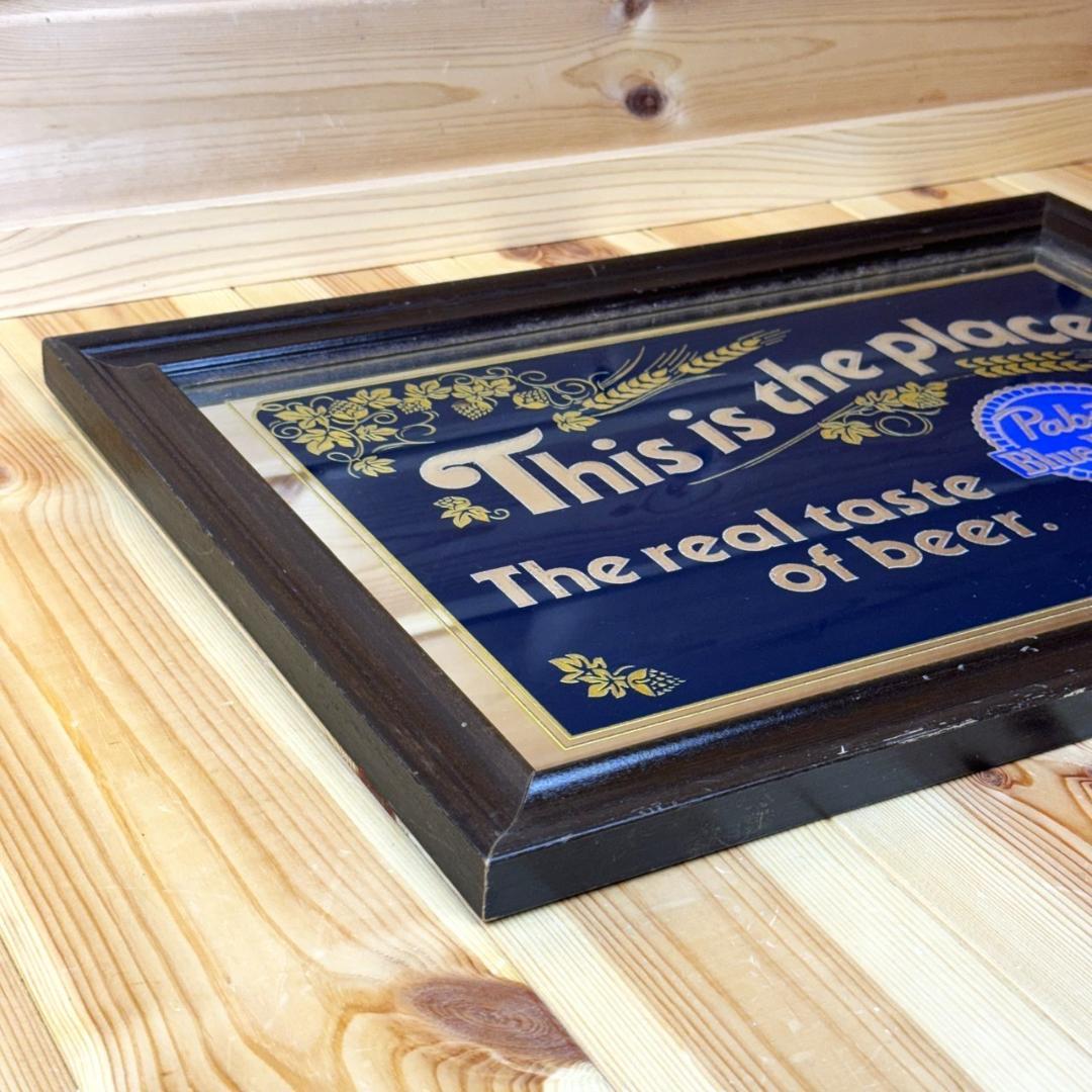 Pabst Blue Ribbon ビンテージ パブミラー パブスト 鏡 ビール