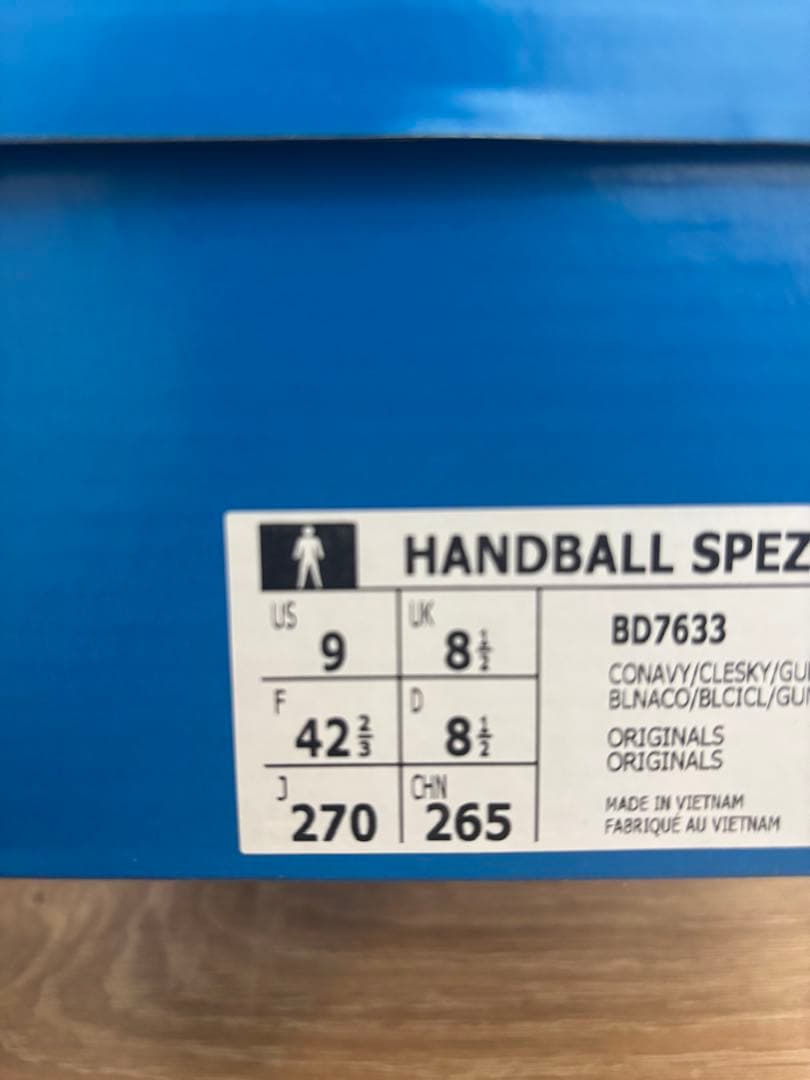 adidas handball spezial ネイビー&水色　27cm