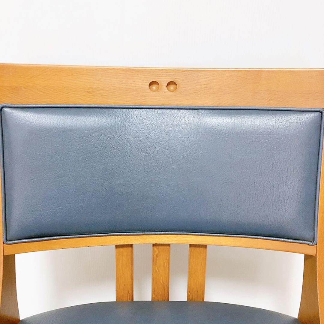 【良品】maruni 木製　ダイニングチェア　マルニ 回転チェア ロッキン　椅子