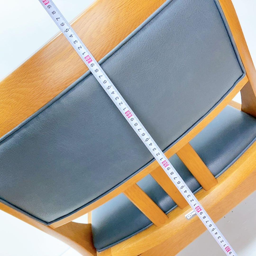 【良品】maruni 木製　ダイニングチェア　マルニ 回転チェア ロッキン　椅子