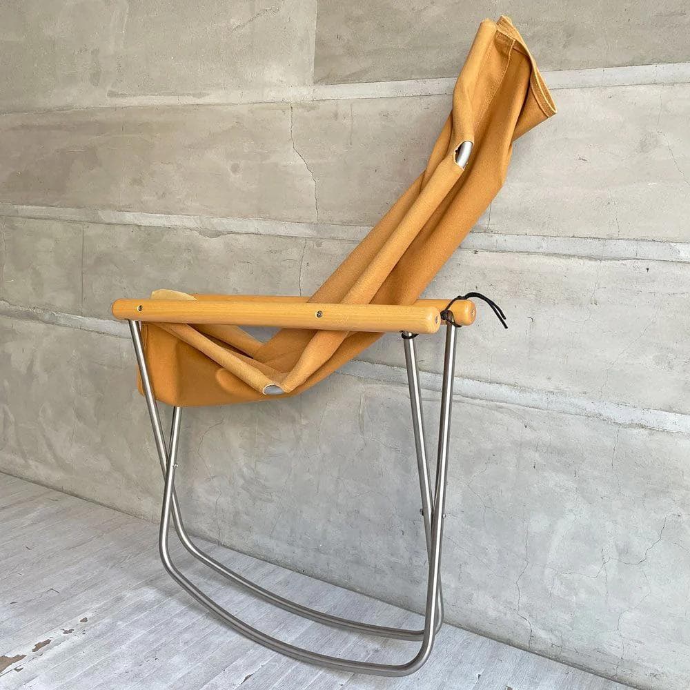 極美品 ニーチェアX ロッキング Nychair X Rocking キャメル