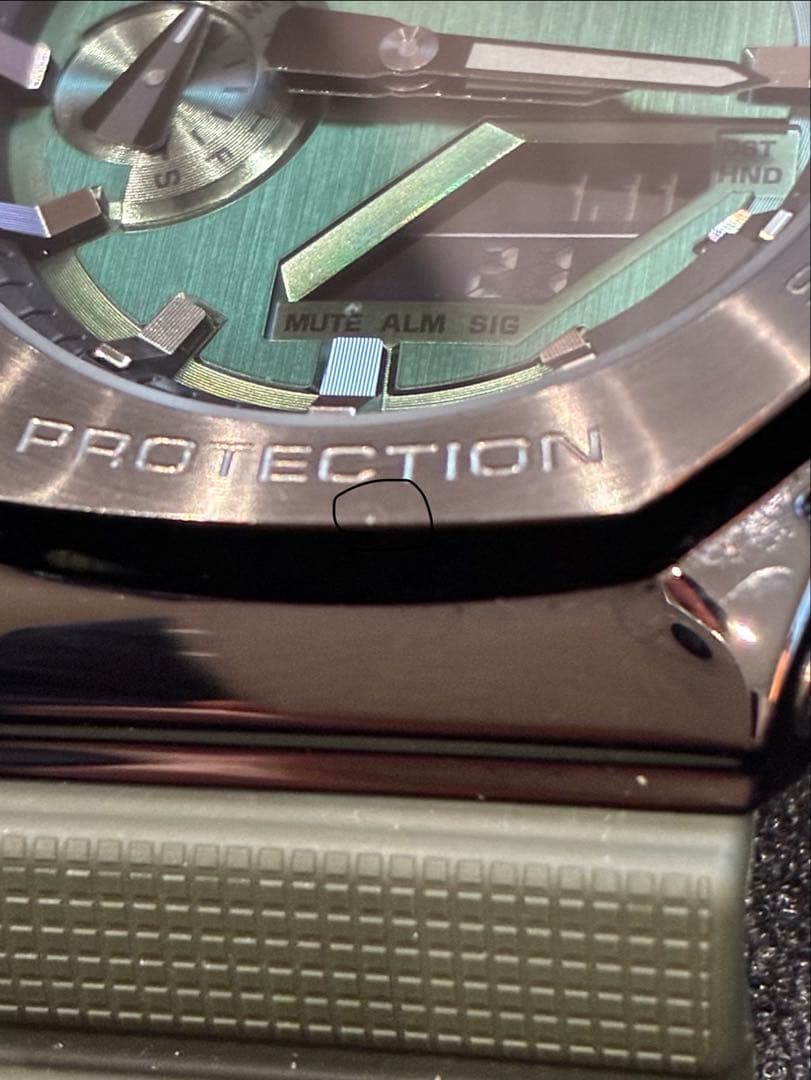 CASIO カシオG-SHOCK　GA-2100 カシオーク グリーン