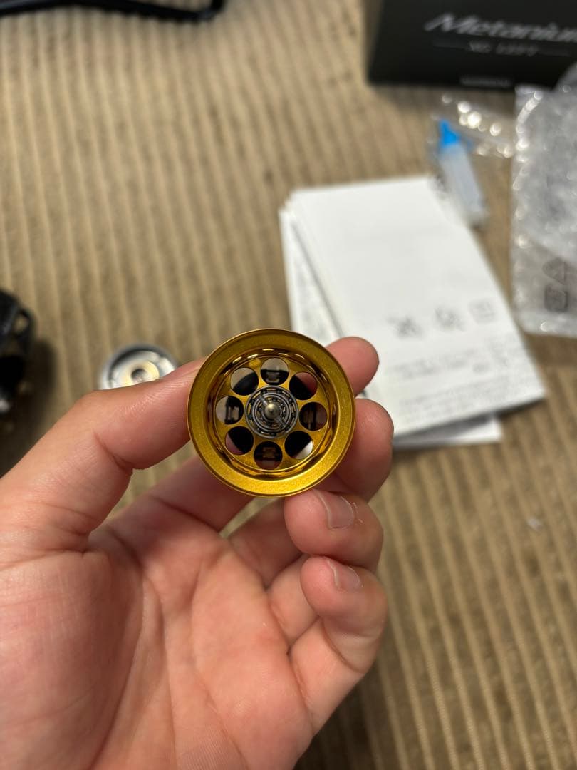 SHIMANO メタニウム　カスタム　KTFスプール　バリアルウッドノブ　DCX