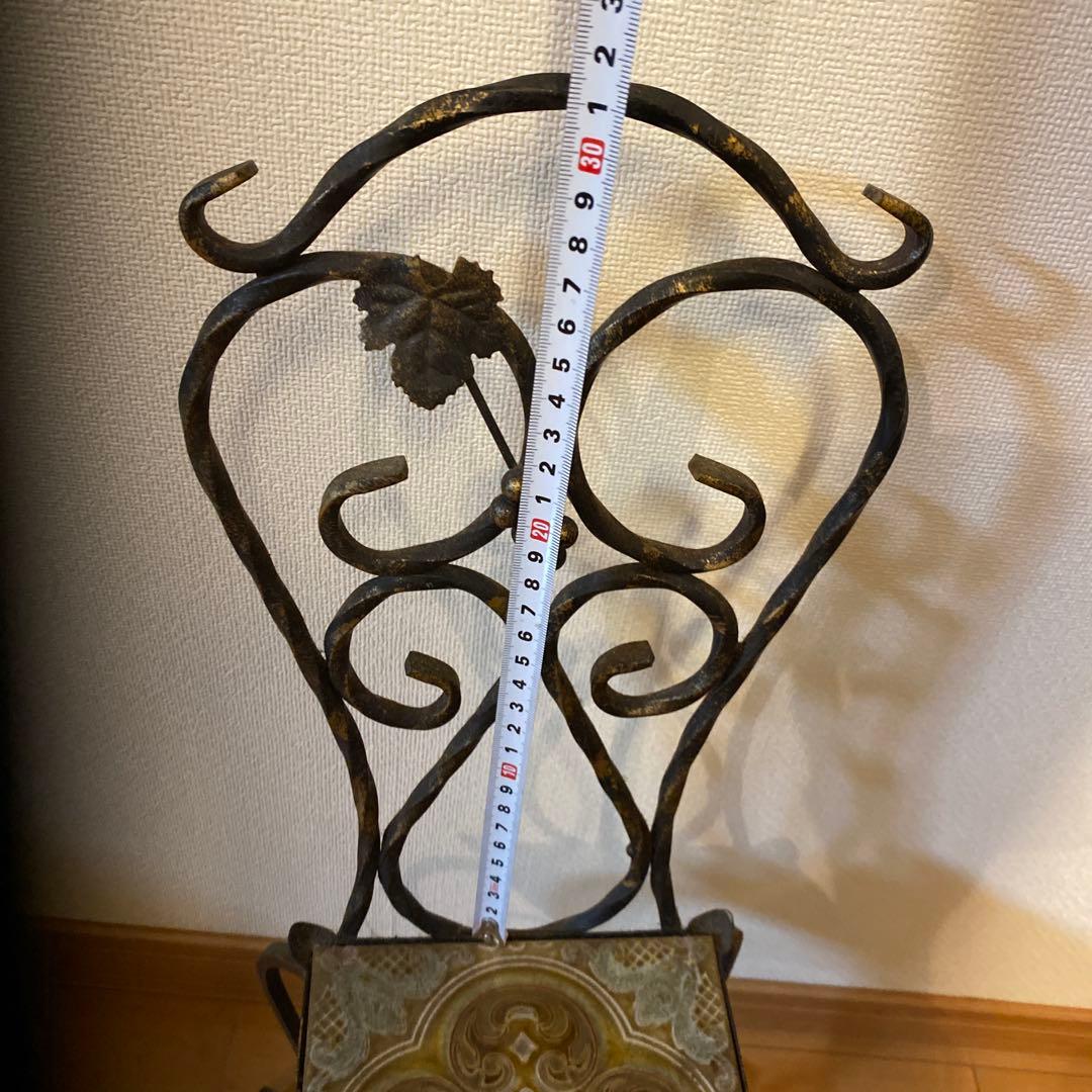 アンティーク　アイアンチェア