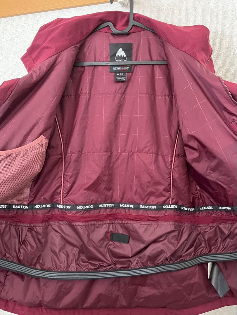 BURTON LIVINGLINING ジャケット M バーガンディ