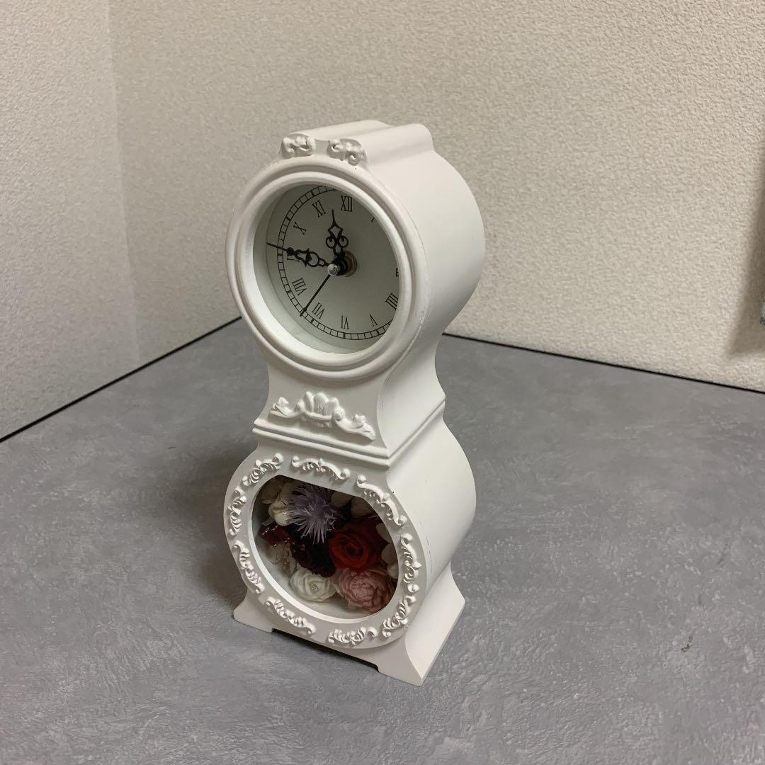 プリザ置き時計