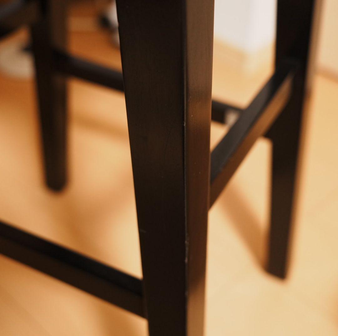 【美品】スツール カウンターチェア アジアン家具 ラタン 昭和レトロ