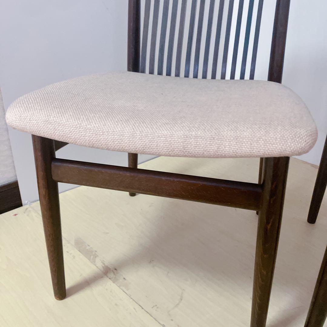 飛騨産業　オールド　キツツキ　ダイニングチェア　2脚セット　木製チェア　レトロ