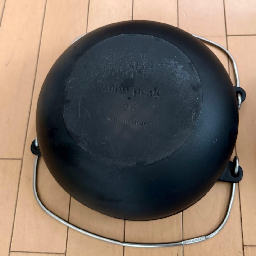 美品  peak 和鉄ダッチオーブン 26 スキレット スノーピーク