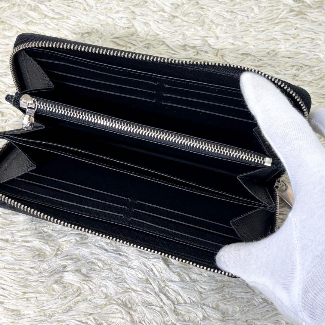 【美品】ルイヴィトン ジッピーウォレット エピ デニム M61862 長財布