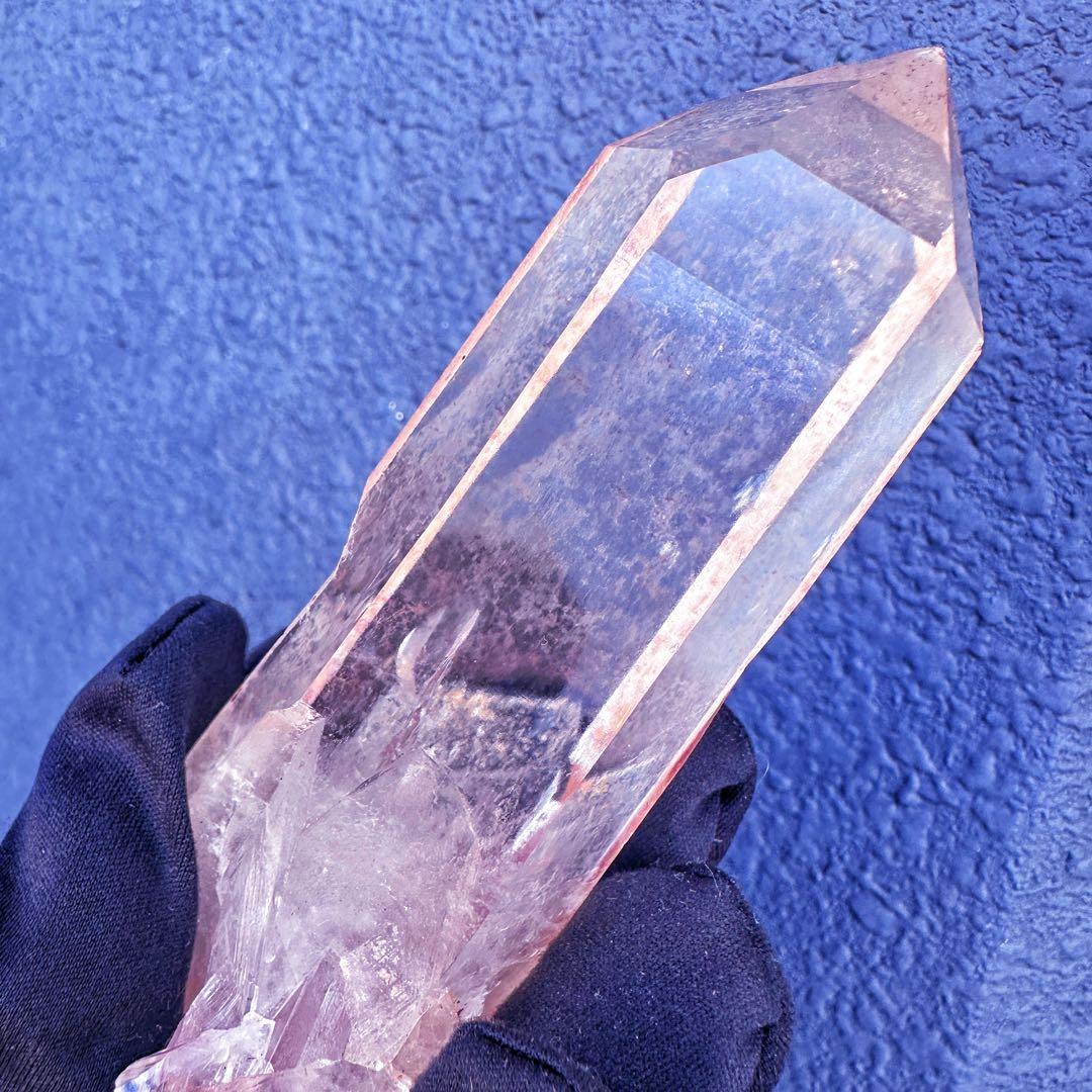 高透明度❗️超綺麗♡マニカラン産レインボー☆ピンクヒマラヤ水晶クラスターA1476