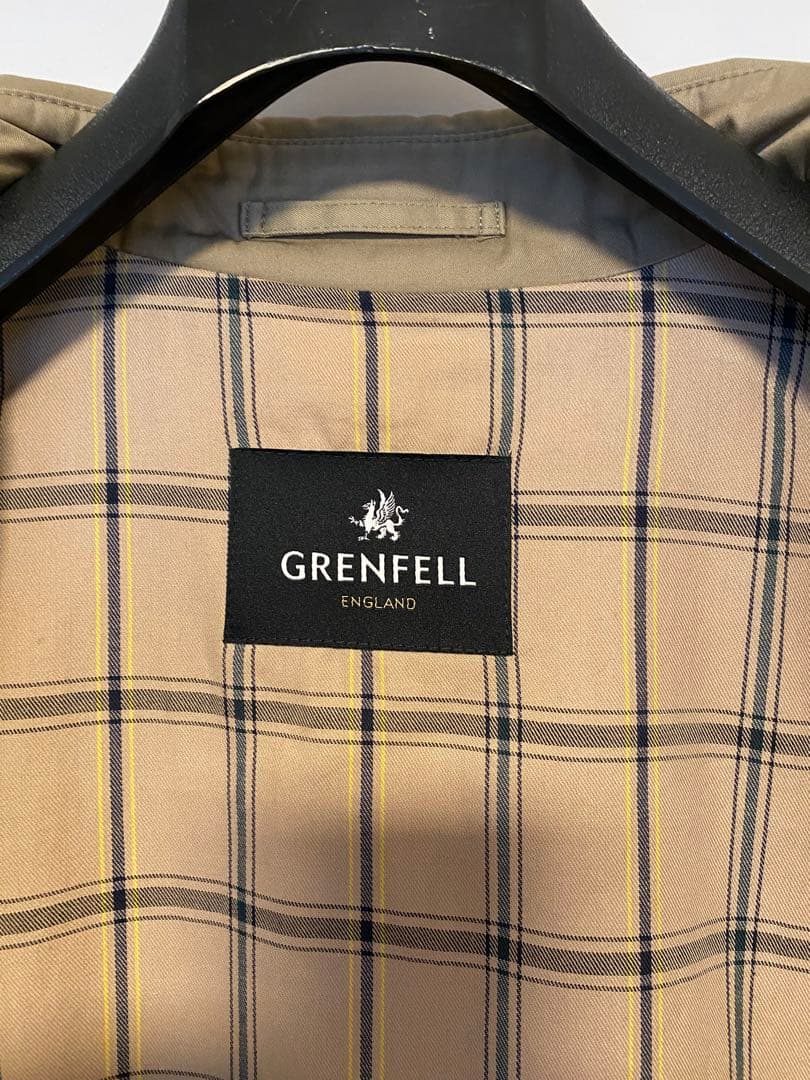 【GRENFELL】 グレンフェルクロストレンチコート