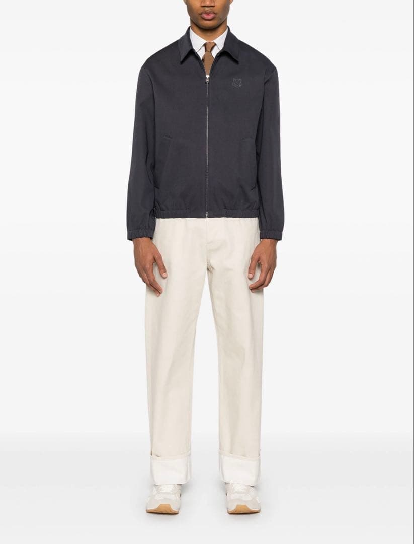 MAISON KITSUNÉ ネイビー ボンバージャケット