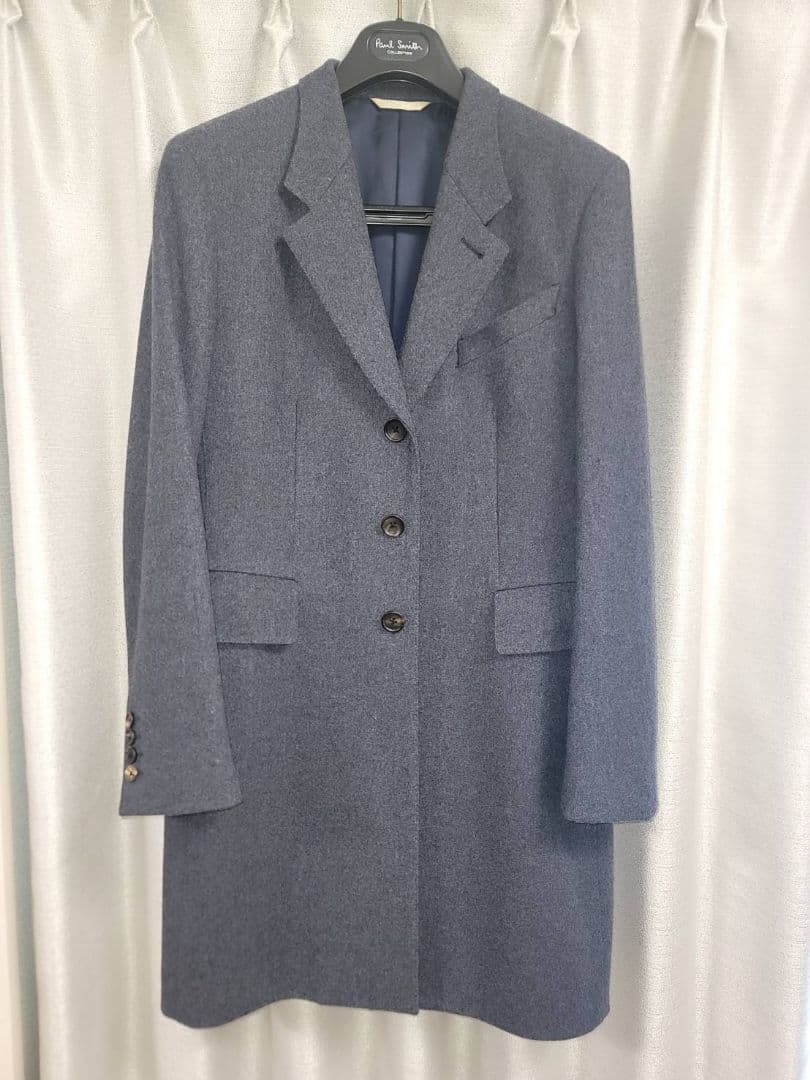 ダークグレー チェスターコート