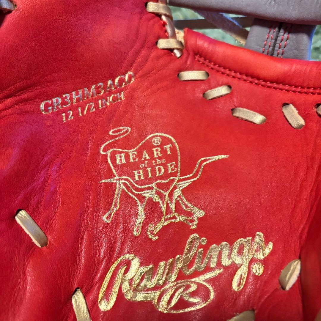 ローリングス　ファーストミット　左投げ用　HOH 軟式GR3HM3ACD 左利き