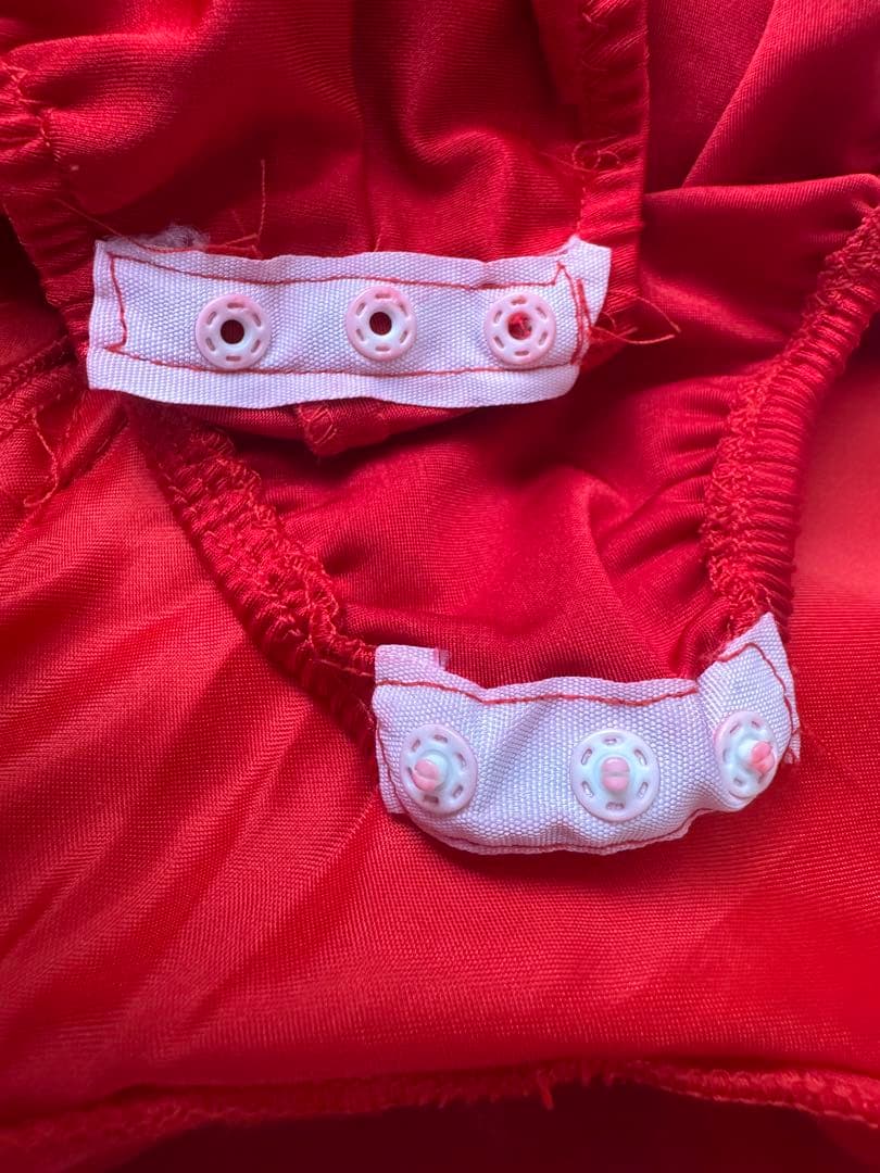 社交ダンスドレス 赤色 ラインストーン刺繍装飾チョーカー フロート付き L