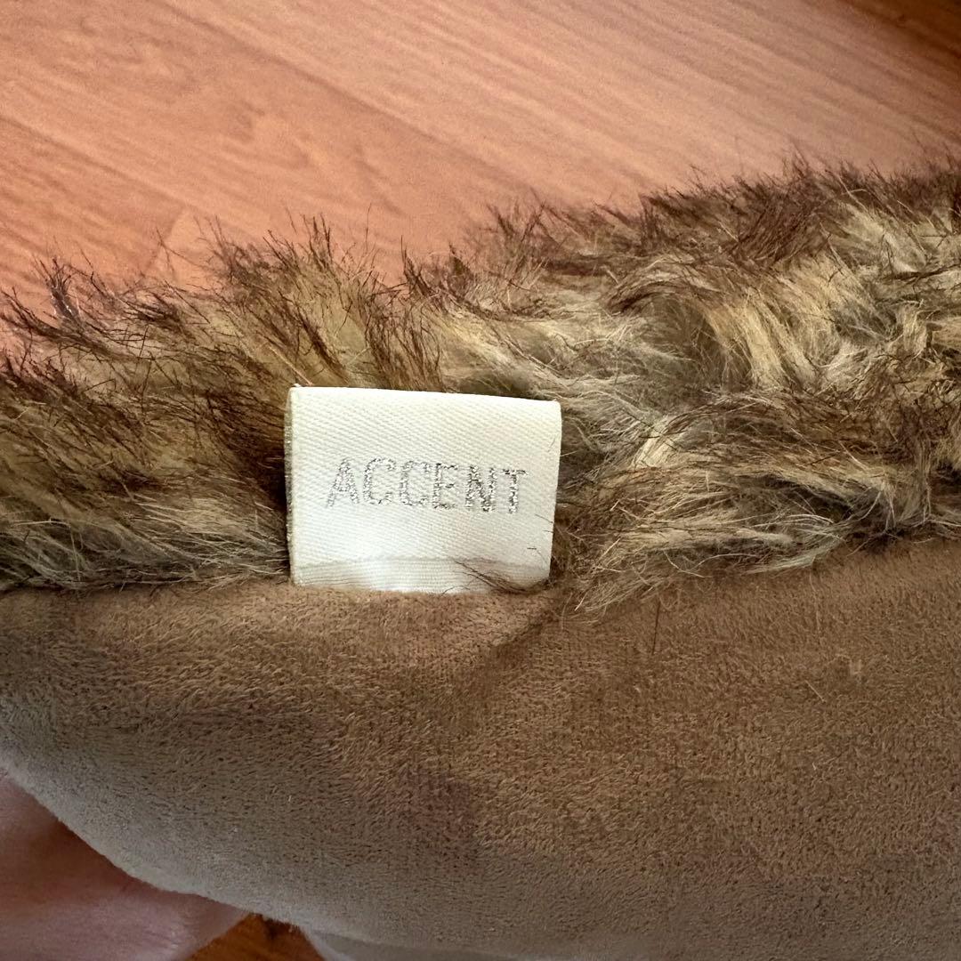 ファー調クッションセット 6個入り　大型　 内フェザー