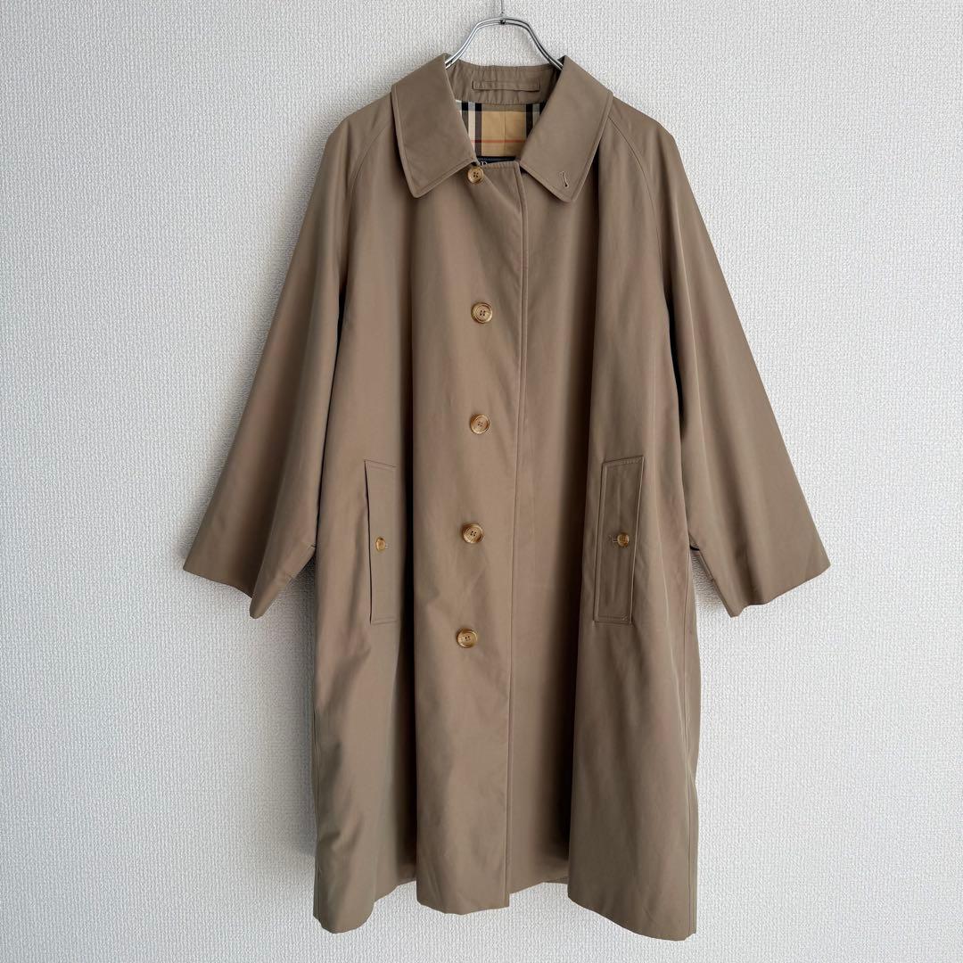 【一枚袖】Burberrys ステンカラーコート 丸善 コットン100%