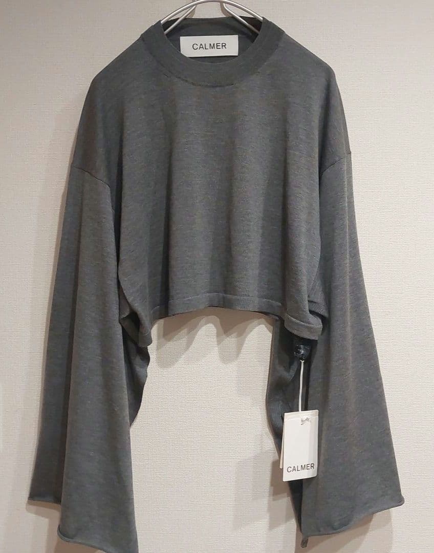 24AWベイクルーズ【カルメール】RE-ACTIVEポンチョ グレー 毛100%