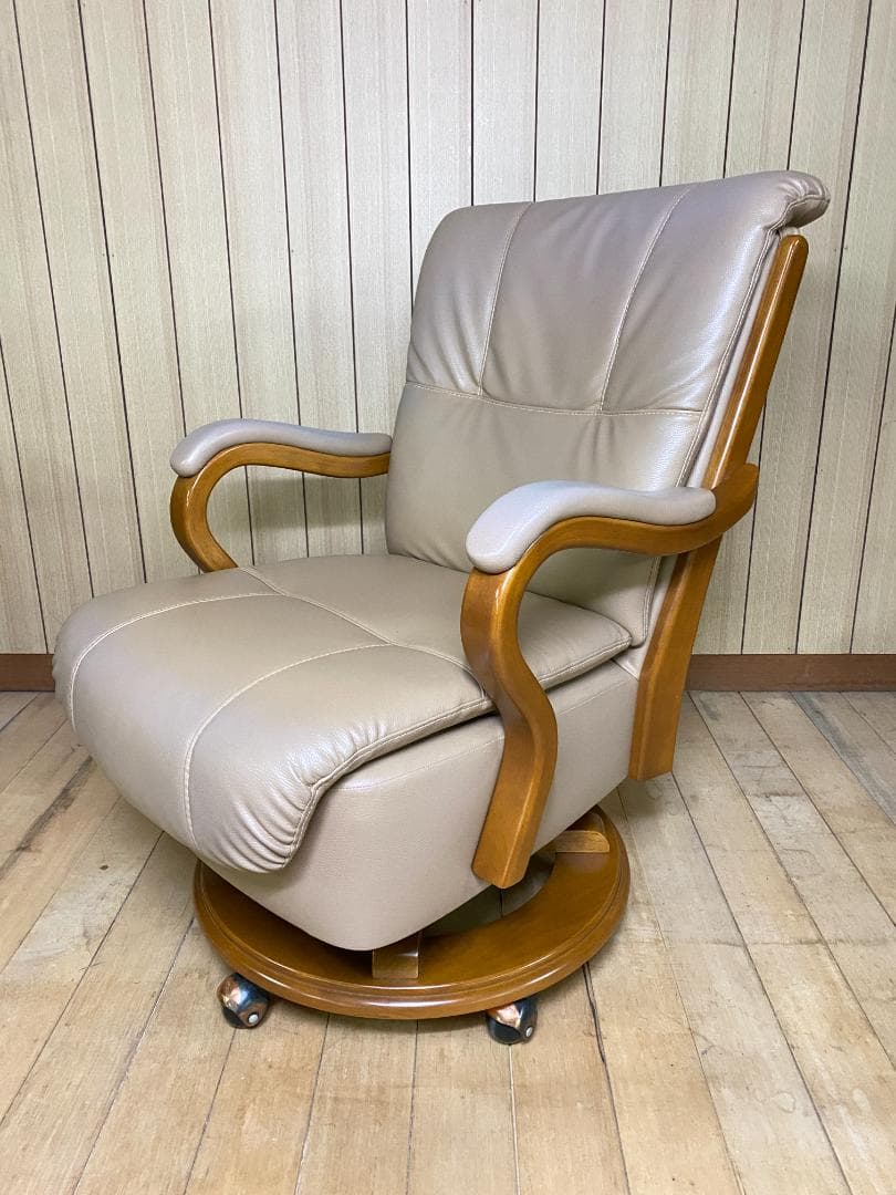 回転式　キャスター付きダイニングチェアー①