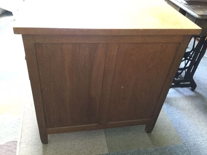 昭和初期 木製 片袖机