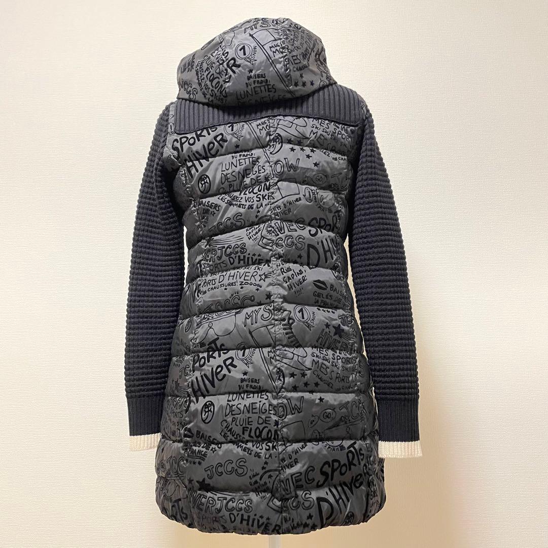 定価約7.5万　カステルバジャック　ダウンコート　総柄　切替　ゴルフ　タグ付　M