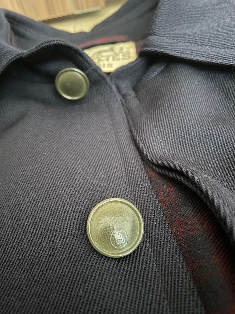 エルメス　ウールステンカラーコート ロングコート　ベルト付