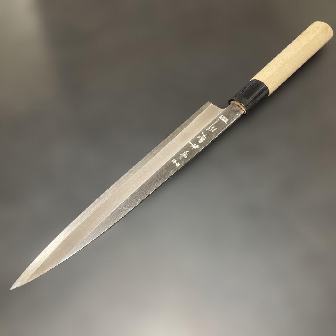 柳刃包丁 21cm 東京すみだ川　新品未使用　ビンテージ　自宅長期保管美品